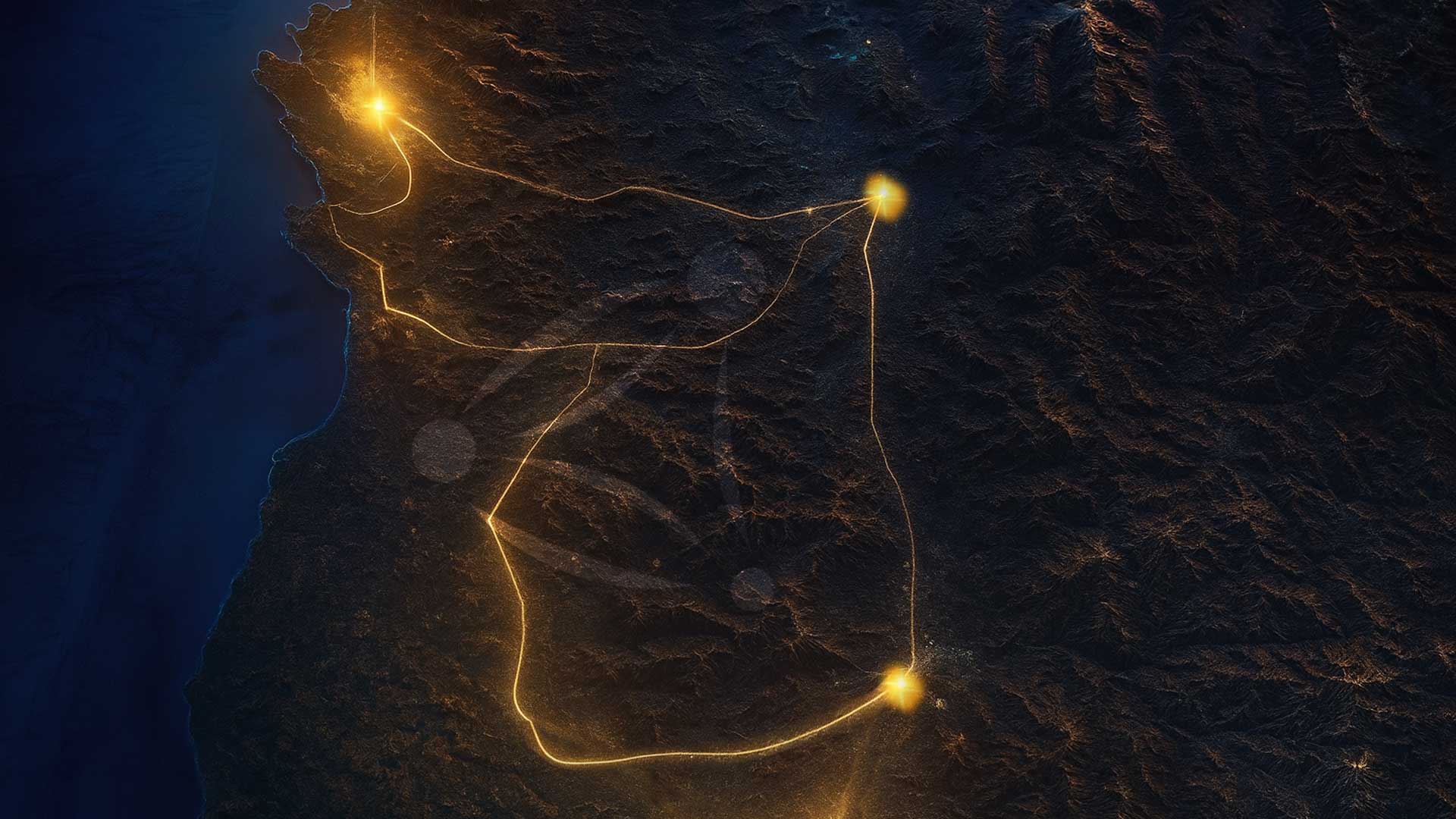 Eje Santiago–Rancagua–Valparaíso conectado por SANRAVAL